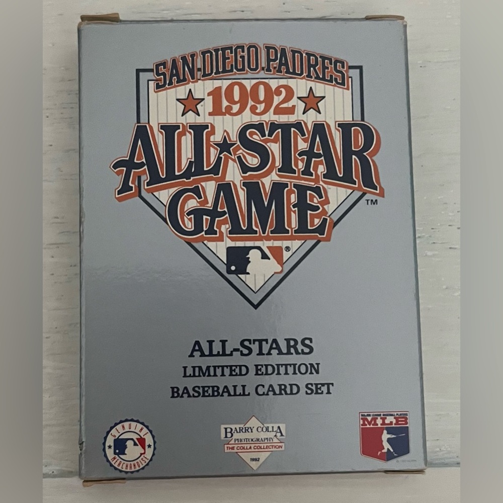 1992 Limited Edition All-Star Game All-Stars Baseball Card Set